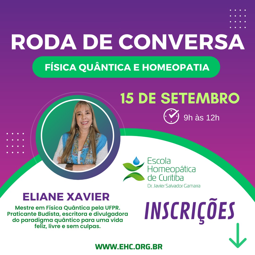 Roda de Conversa – Física Quântica e Homeopatia