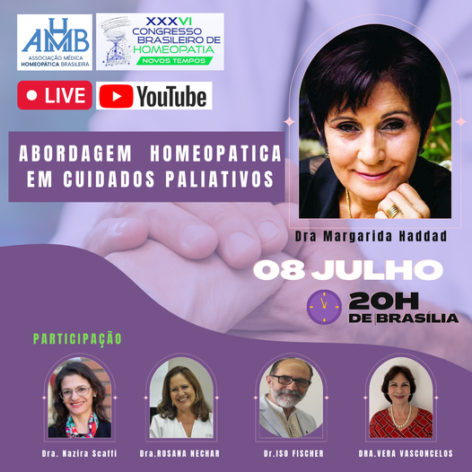 Read more about the article Live da AMHB/XXXVI Congresso Brasileiro de Homeopatia